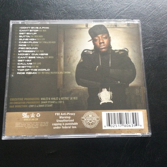 DJ Khaled Presents Gutta by Ace Hood CD 2008 USA Explicit - Picture 2 of 7